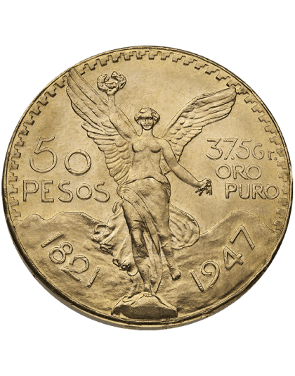 50 Peso Mexican Gold