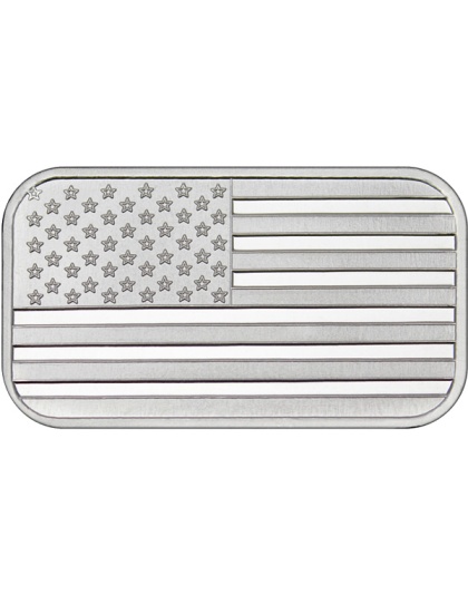 1 oz We Stand for the Flag Silver Bar