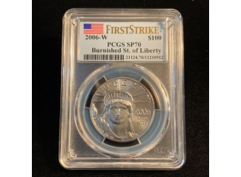 2006-W $100 Platinum Eagle Burnished SP70 PCGS