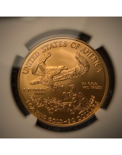 2007-W $50 Gold Eagle Burnished MS70 NGC