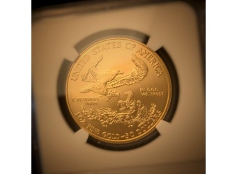 2008-W $50 Gold Eagle Burnished MS70 NGC