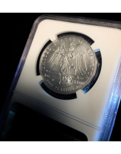 2008-W $100 Platinum Burnished MS70 NGC