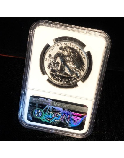 2019-W $25 Palladium Eagle HR Reverse PF70 NGC