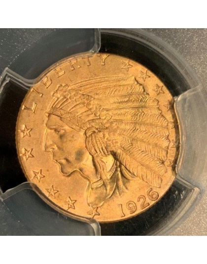 1926 $2.50 Indian Gold MS65 PCGS