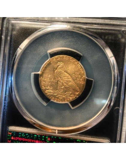 1910 $5 Indian Gold MS63 CAC PCGS