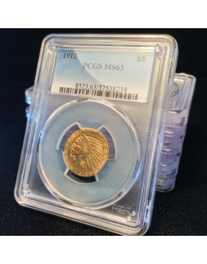 1912 $5 Indian Gold MS63 PCGS