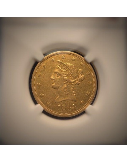1844-O $10 Liberty Gold AU55 NGC