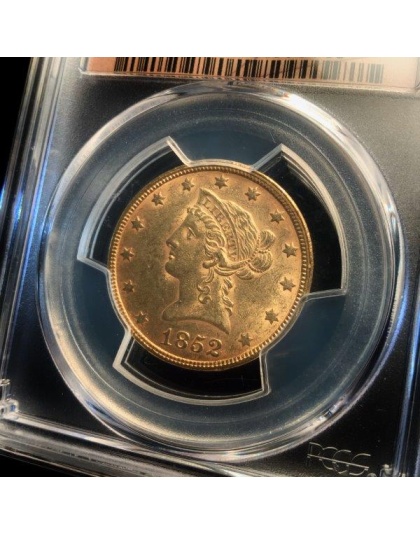 1852 $10 Liberty Gold MS61 EBH PCGS