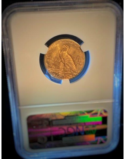 1929 $5 Indian Gold MS64 NGC