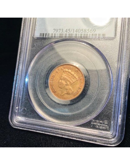 1855-S $3 Princess XF45 PCGS