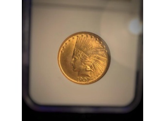 1907 $10 Indian Gold MS65 NGC