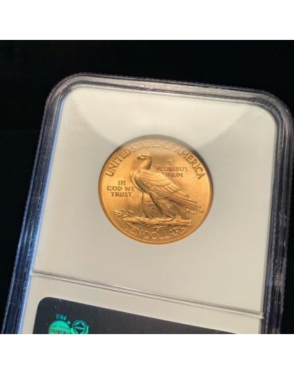 1912 $10 Indian Gold MS65 NGC