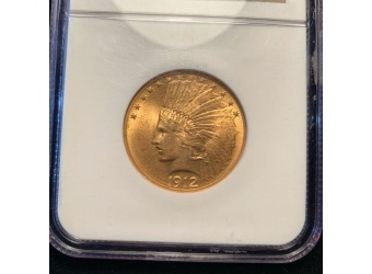 1912 $10 Indian Gold MS65 NGC