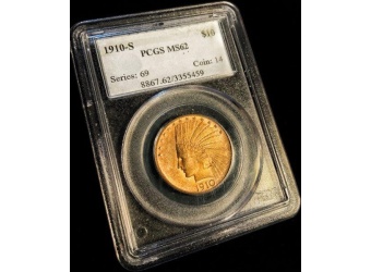 1913-S $10 Indian Gold MS62 PCGS