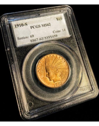1913-S $10 Indian Gold MS62 PCGS