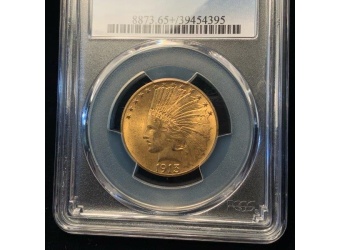 1913 $10 Indian Gold MS65+ PCGS