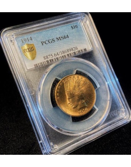 1914 $10 Indian Gold MS64 PCGS