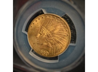 1930-S $10 Indian Gold MS64+ CAC PCGS