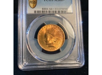 1932 $10 Indian Gold MS66+ PCGS