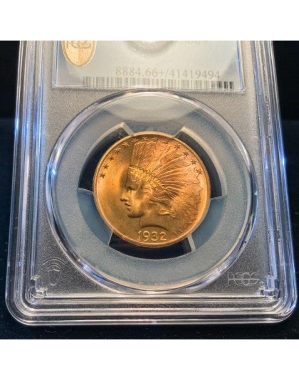 1932 $10 Indian Gold MS66+ PCGS
