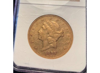1879-O $20 Liberty XF40 NGC
