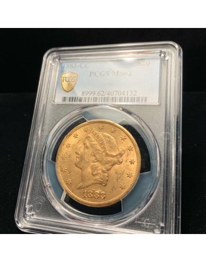 1883-CC $20 Liberty MS62 PCGS