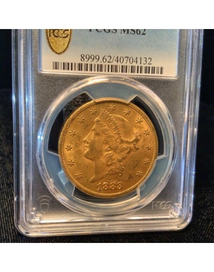 1883-CC $20 Liberty MS62 PCGS