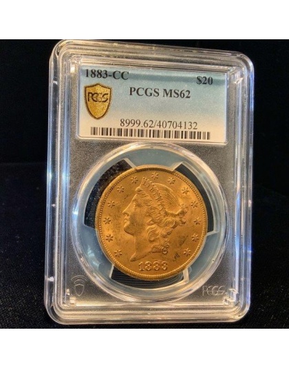 1883-CC $20 Liberty MS62 PCGS
