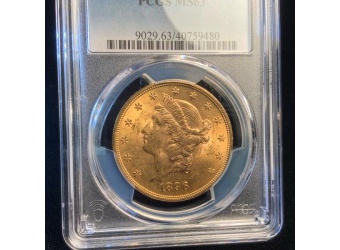 1896 $20 Liberty MS63 PCGS