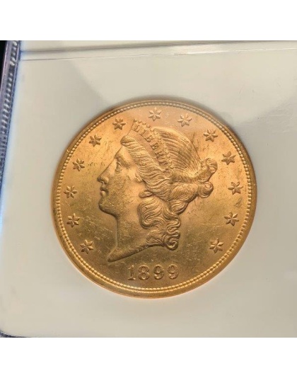 1899 $20 Liberty MS63 NGC