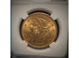 1899-S $20 Liberty MS63 NGC
