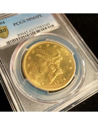 1904 $20 Liberty MS62PL PCGS