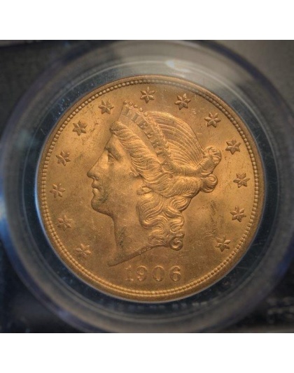 1906 $20 Liberty MS63 PCGS