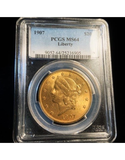 1907 $20 Liberty MS64 PCGS