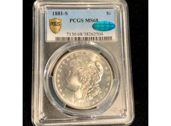 1881-S Morgan MS68 CAC