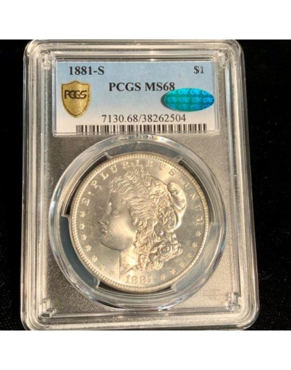 1881-S Morgan MS68 CAC
