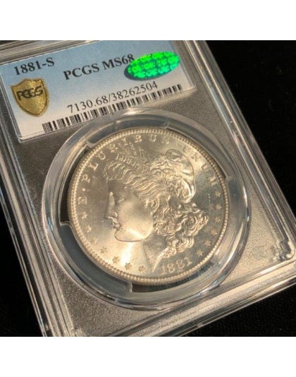 1881-S Morgan MS68 CAC