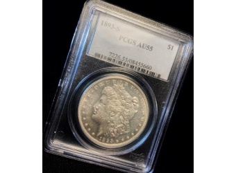 1893-S Morgan AU55