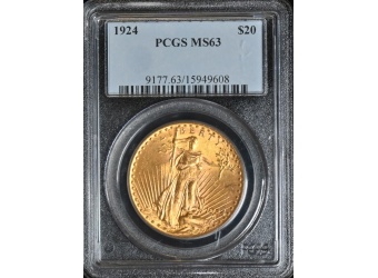 $20 Saint-Gaudens MS-63