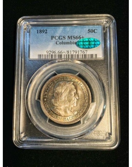 1892 Columbia MS66+ CAC PCGS