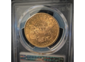 1892-S $20 Libery MS63+CAC