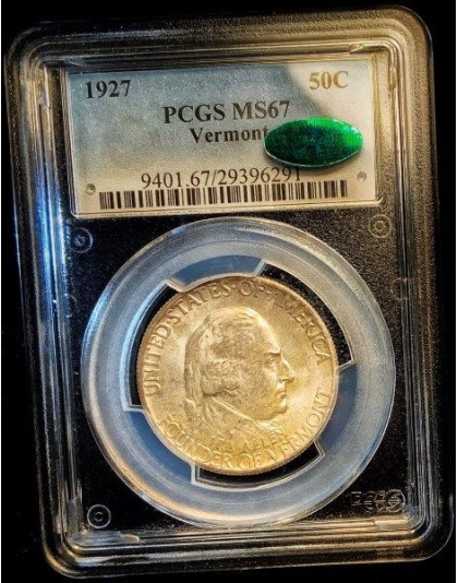 1927 Vermont MS67 CAC PCGS