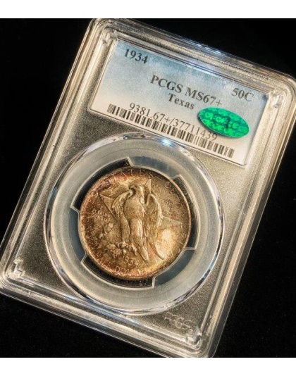 1934 Texas MS67+ CAC PCGS