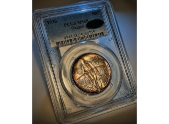 1936 Oregon MS68 CAC PCGS