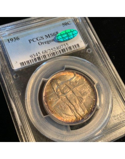 1936 Oregon MS68 CAC PCGS