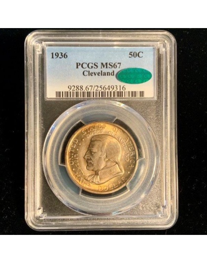1936 Cleveland MS67 CAC PCGS