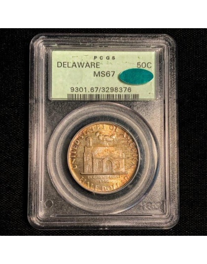 1936 Delaware MS67 CAC PCGS