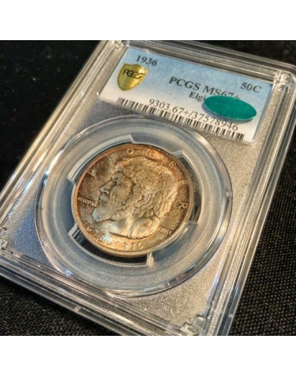 1936 Elgin MS67+ CAC PCGS