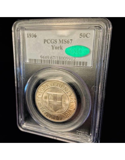 1936 York MS67 CAC PCGS