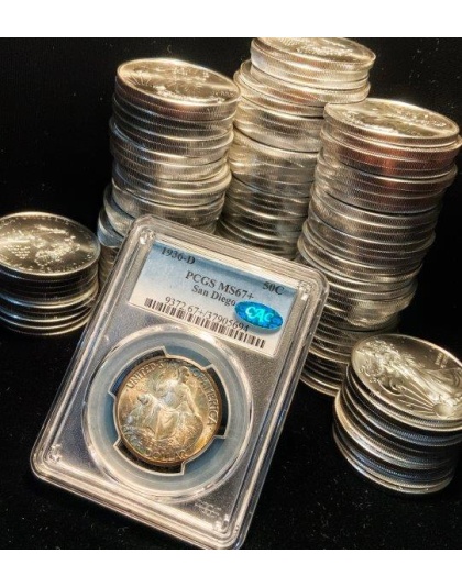 1936-D San Deigo MS67+ CAC PCGS